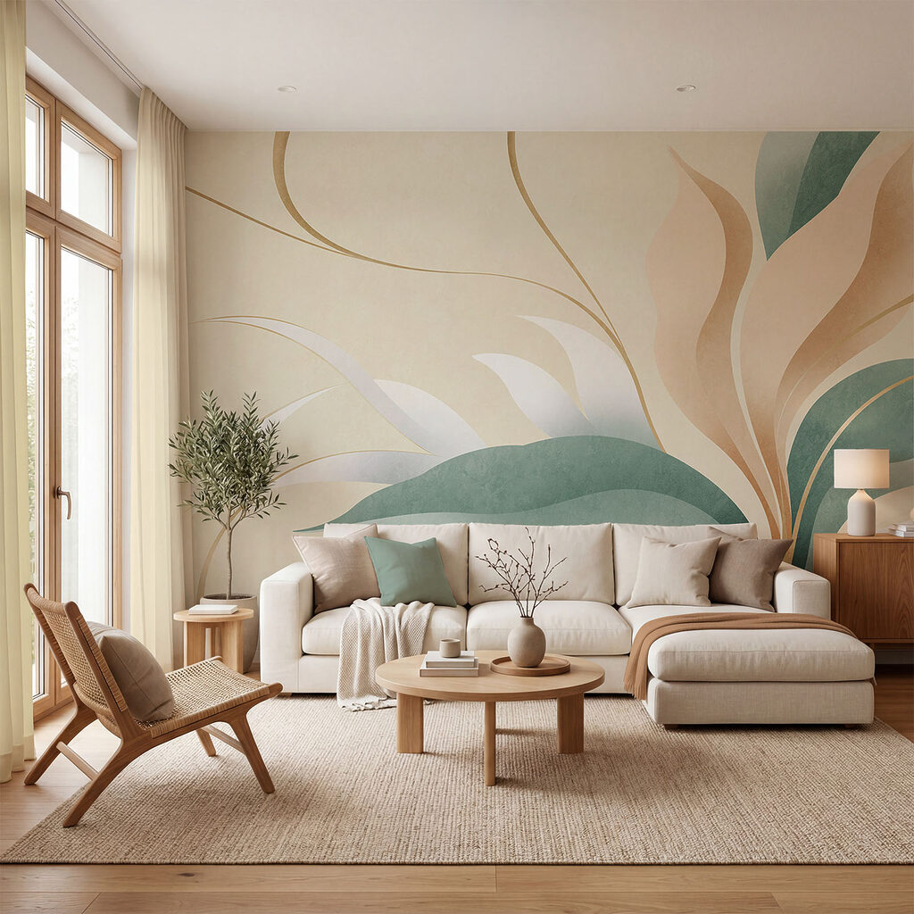 Foglie con linee sinuose — ambiente 2