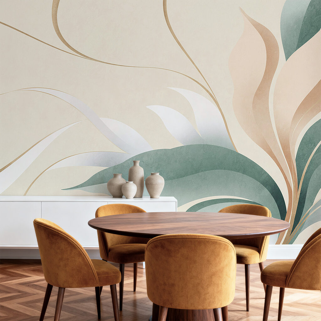 Foglie con linee sinuose — ambiente 1