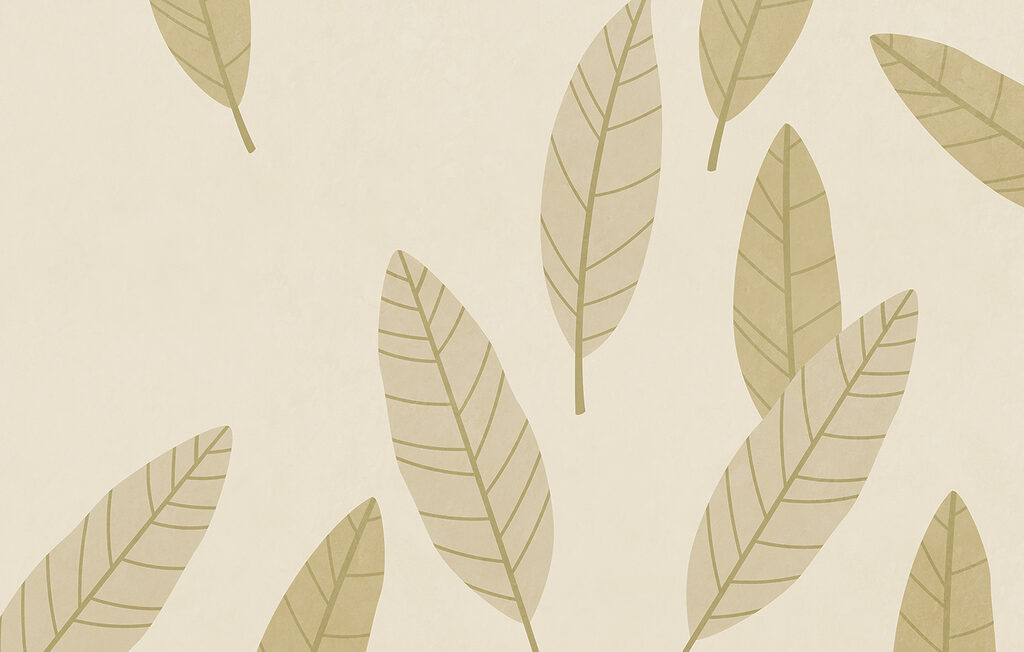 Foglie sparse e leggere — design completo