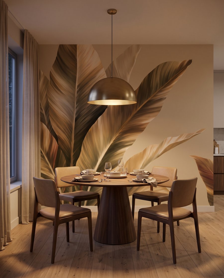 Grandi foglie striate — ambiente 3