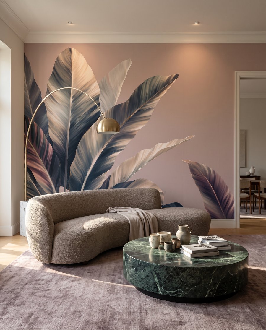 Grandi foglie striate — ambiente 1
