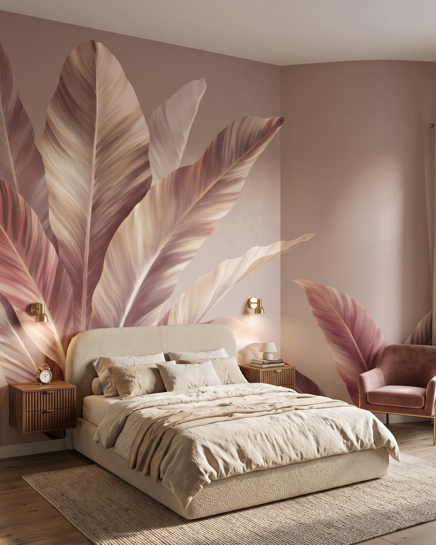 Grandi foglie striate — ambiente 3