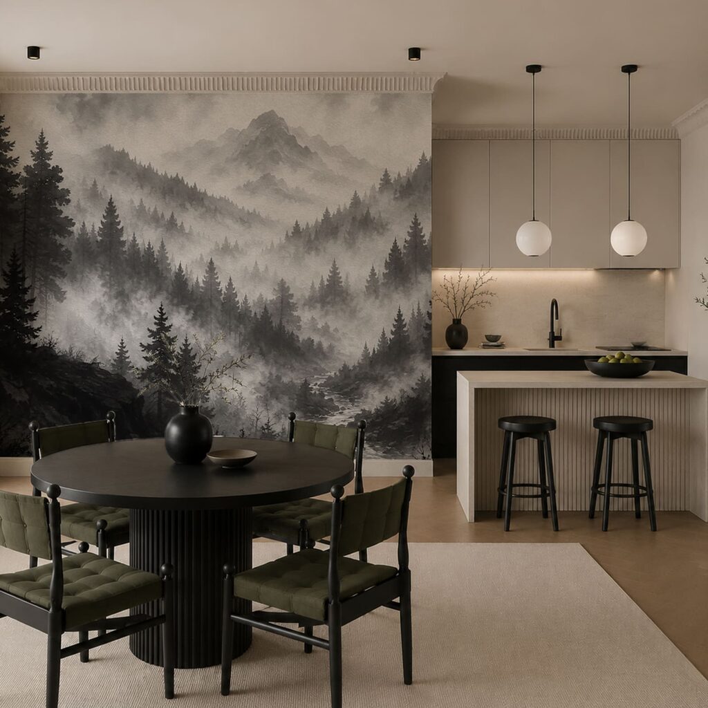 Pini nelle valli grigie — ambiente 3