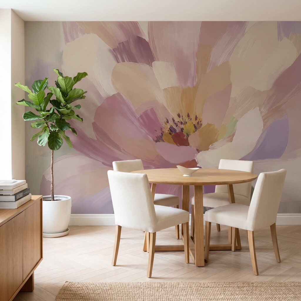Fiore in pennellate ampie — ambiente 1