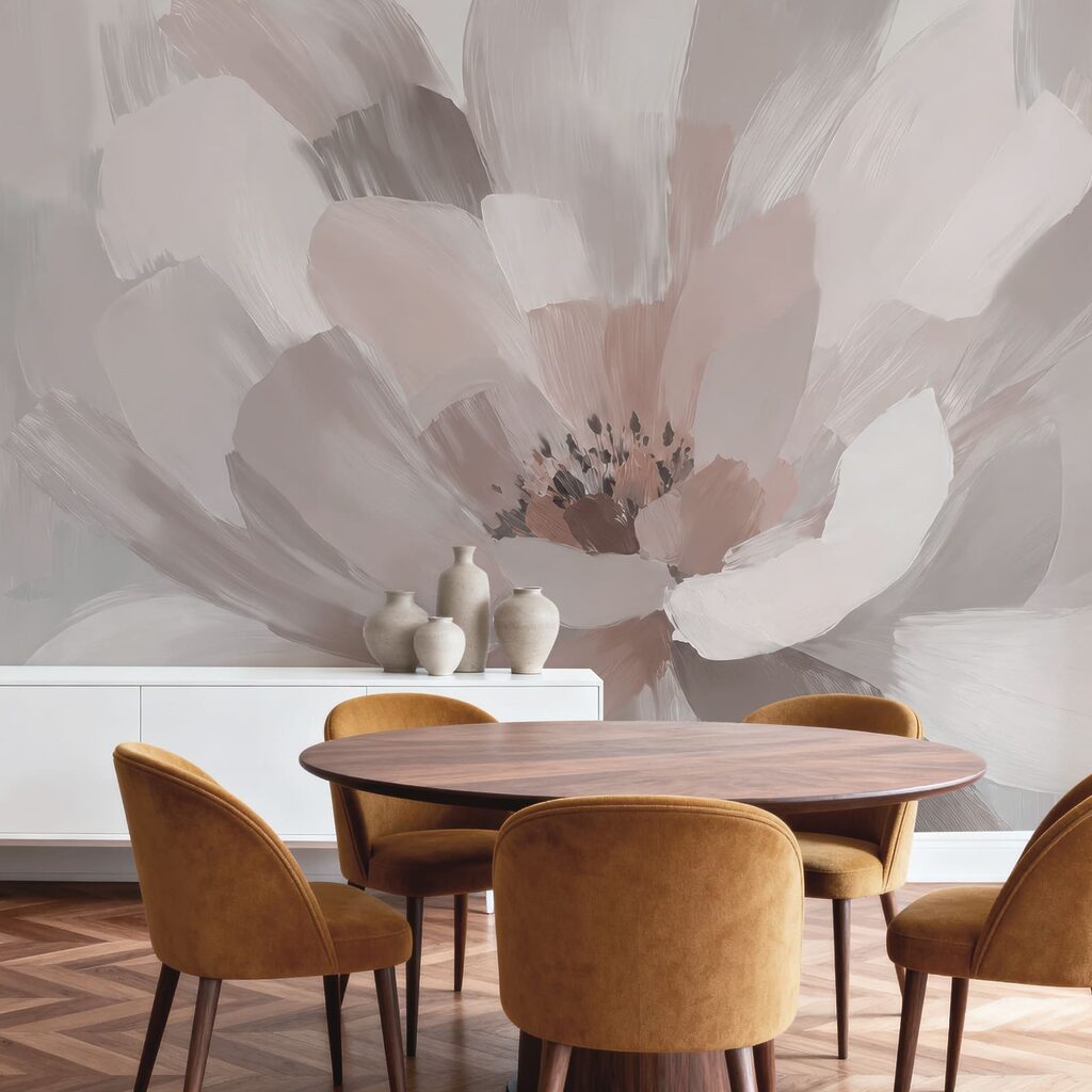 Fiore in pennellate ampie — ambiente 2