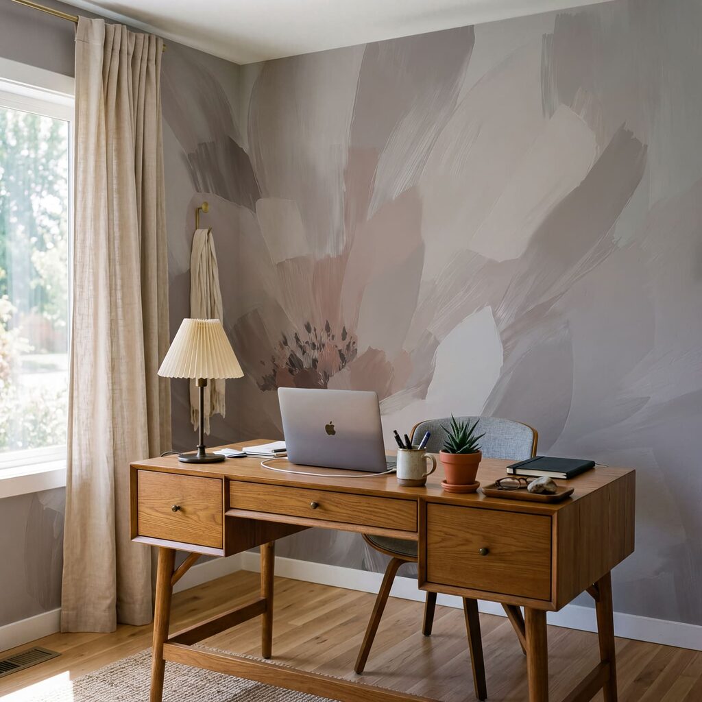 Fiore in pennellate ampie — ambiente 3
