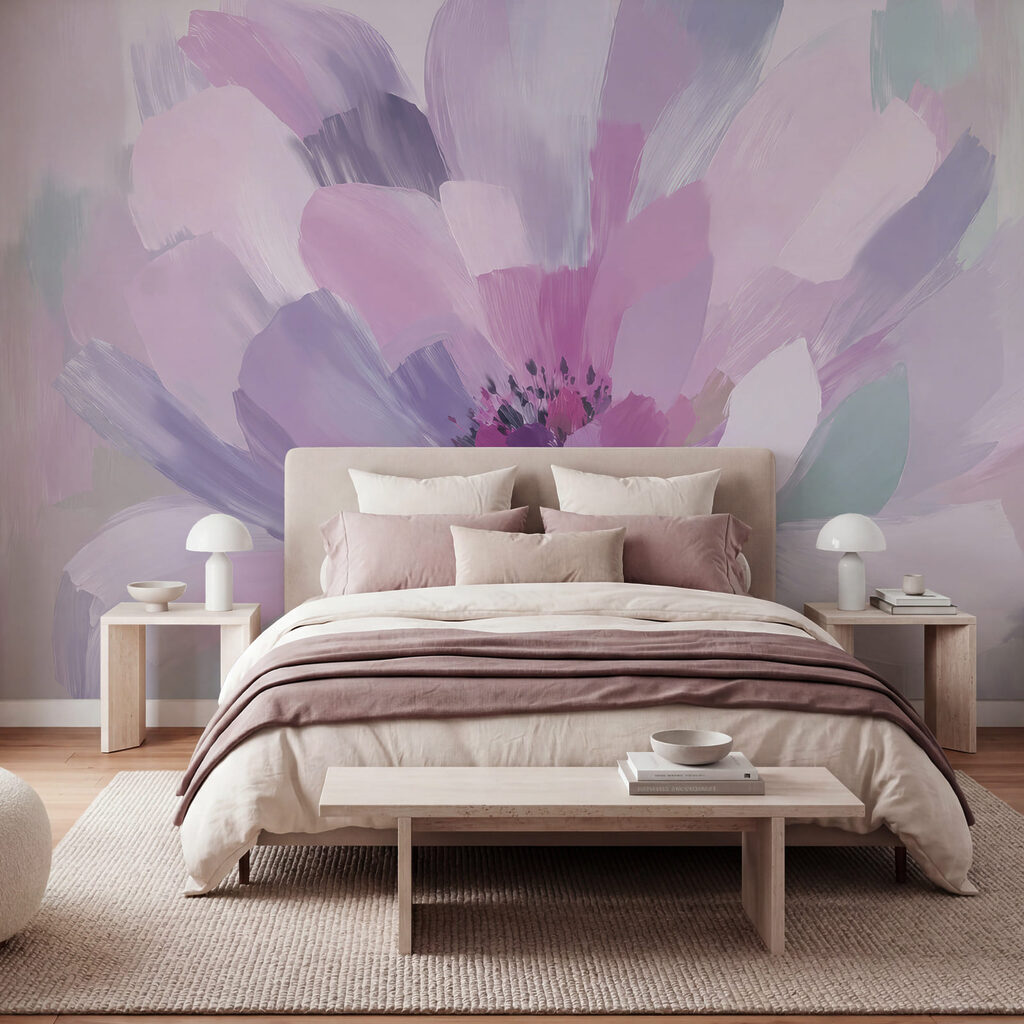 Fiore in pennellate ampie — ambiente 1