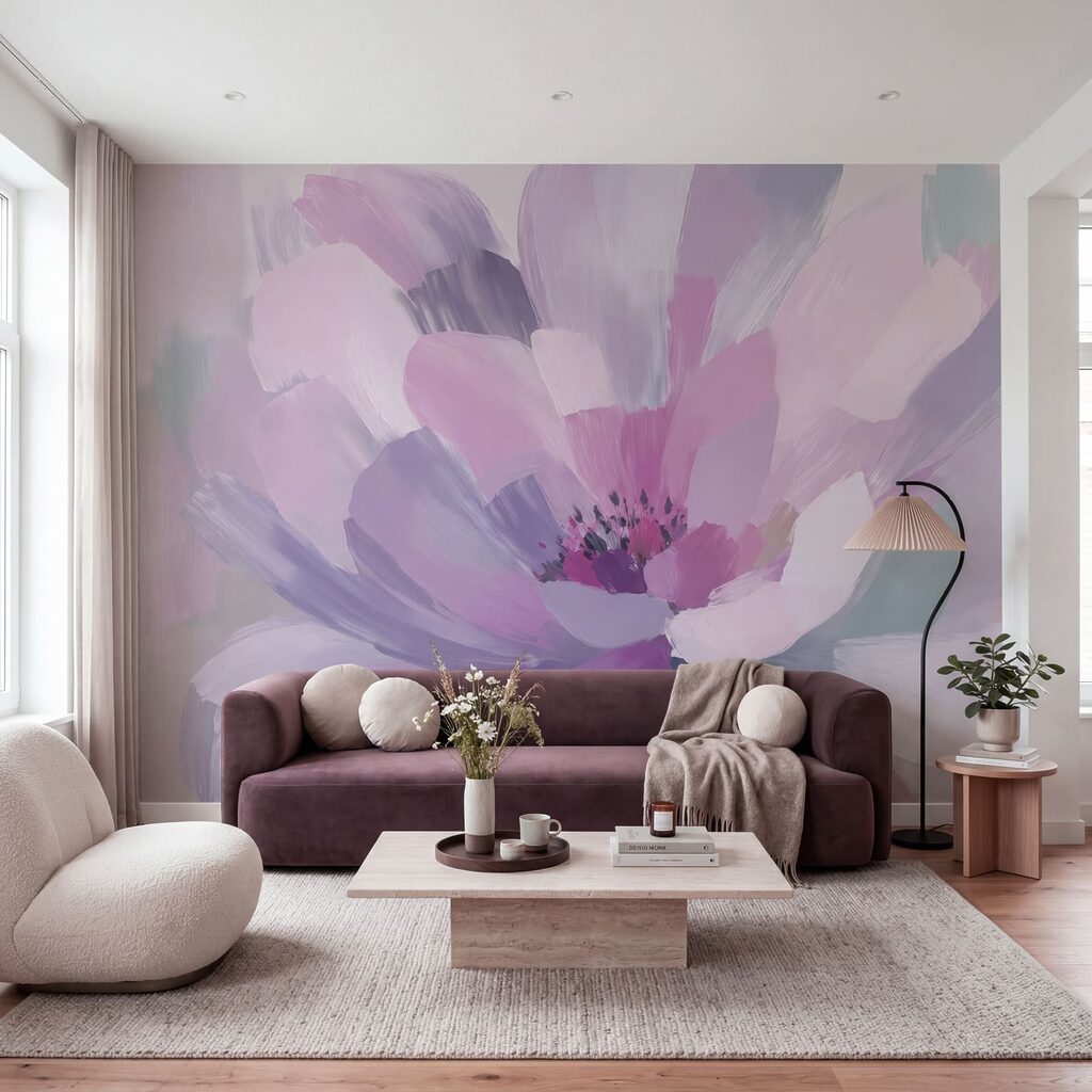 Fiore in pennellate ampie — ambiente 2