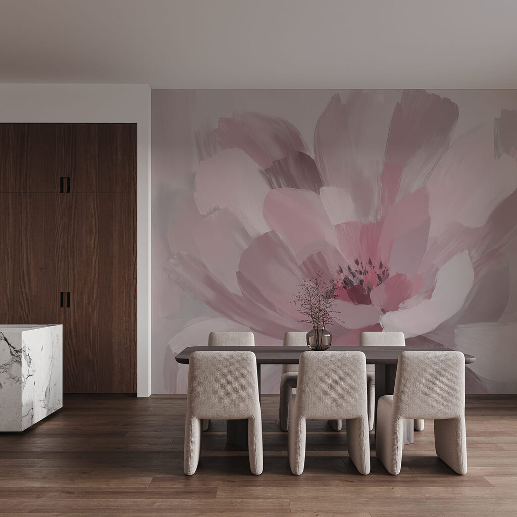 Fiore in pennellate ampie — ambiente 2