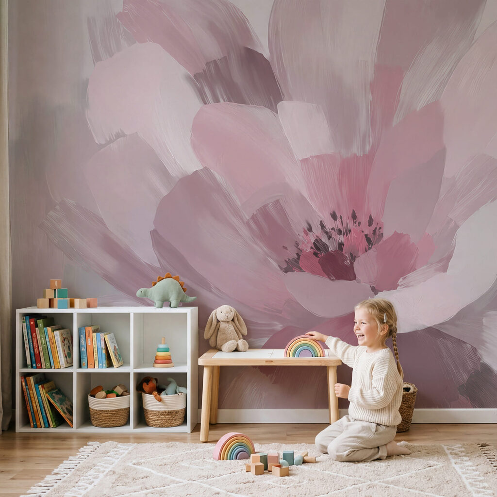Fiore in pennellate ampie — ambiente 3