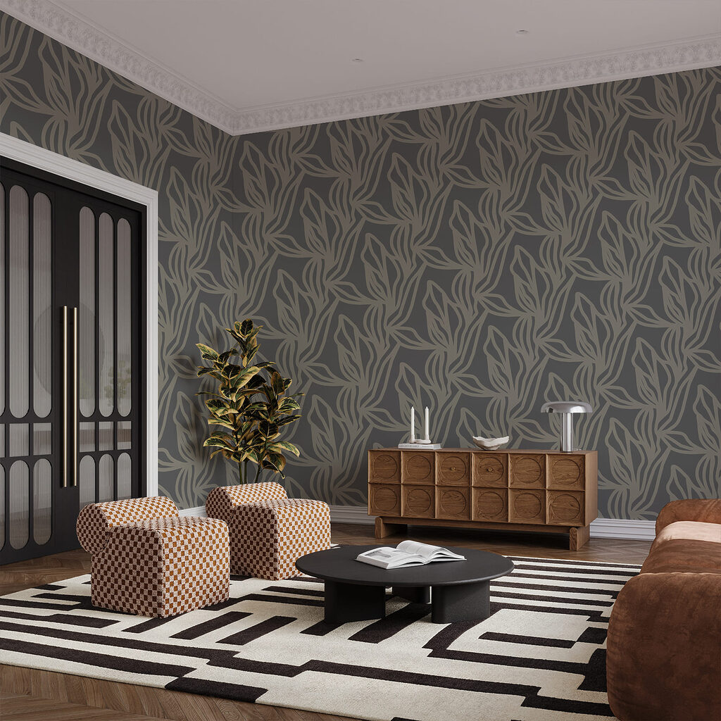 Foglioline in linee fini — ambiente 1