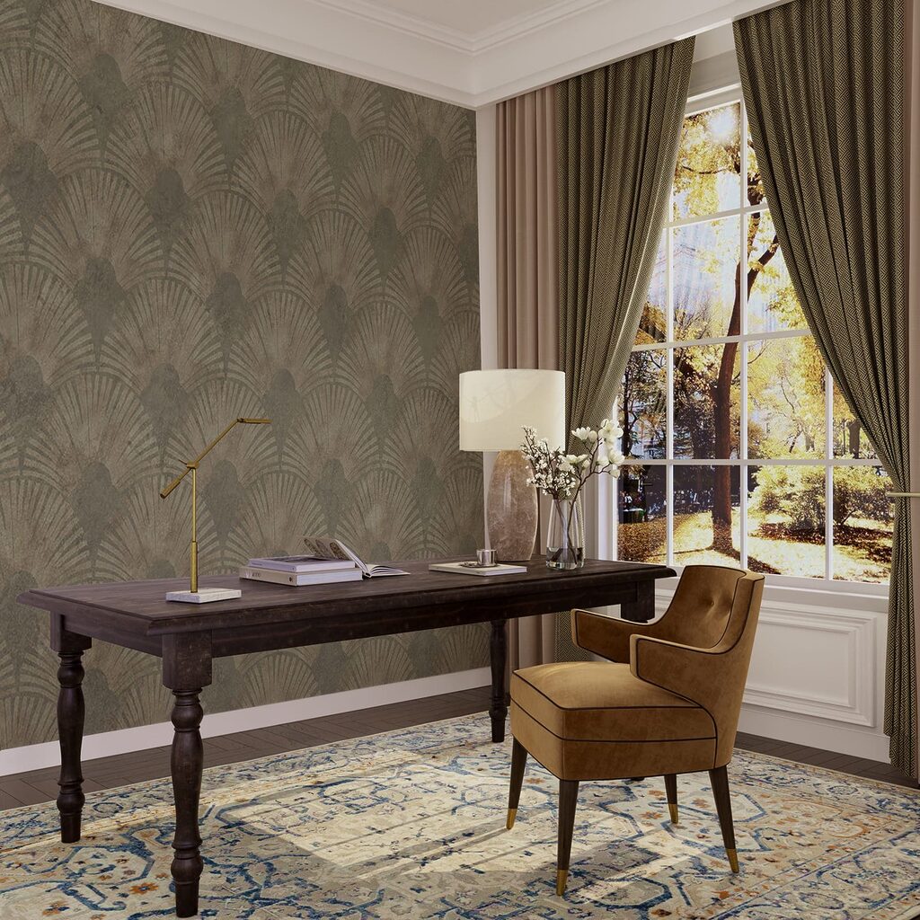 Ventagli con ombre disegnate — ambiente 3