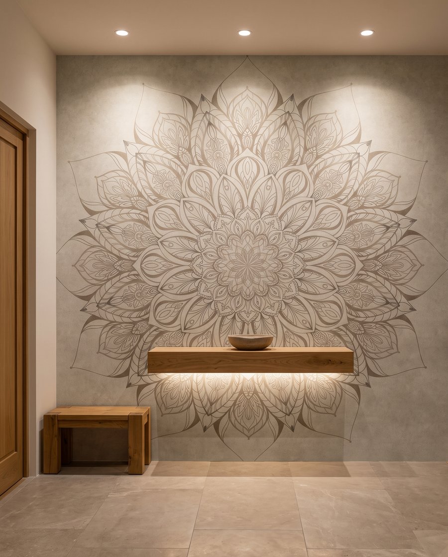 Mandala floreale — ambiente 3