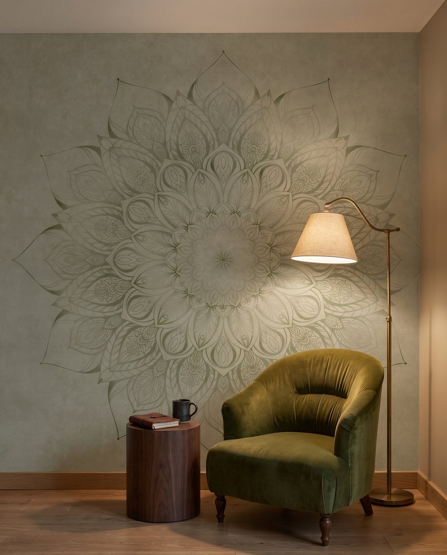 Mandala floreale — ambiente 3