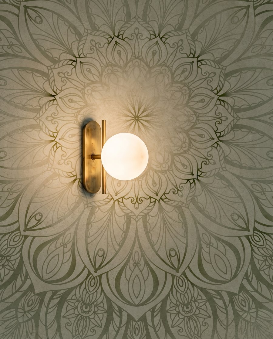 Mandala floreale — dettaglio