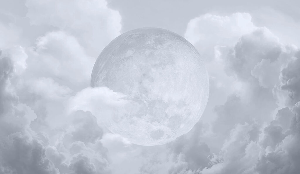 Luna tra le nuvole — design completo