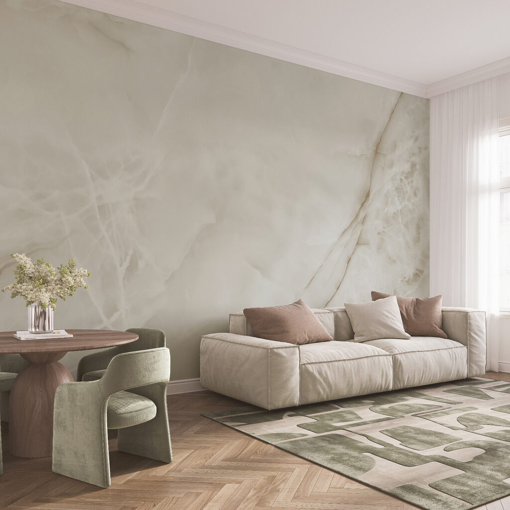 Venature in effetto marmo in un ambiente