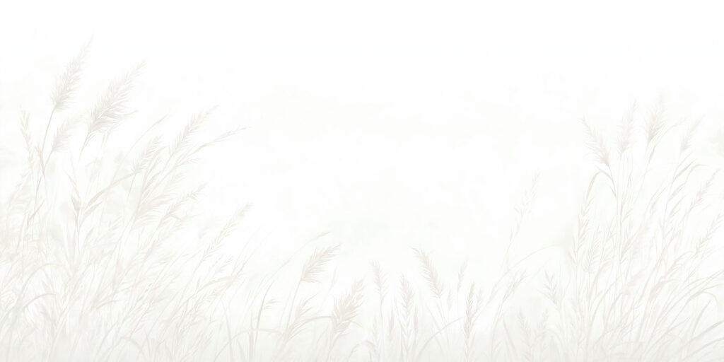 Erbe leggere su bianco — design completo
