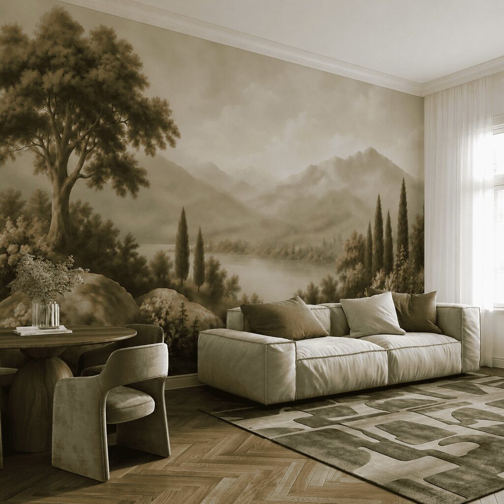 Lago tra i cipressi — ambiente 4