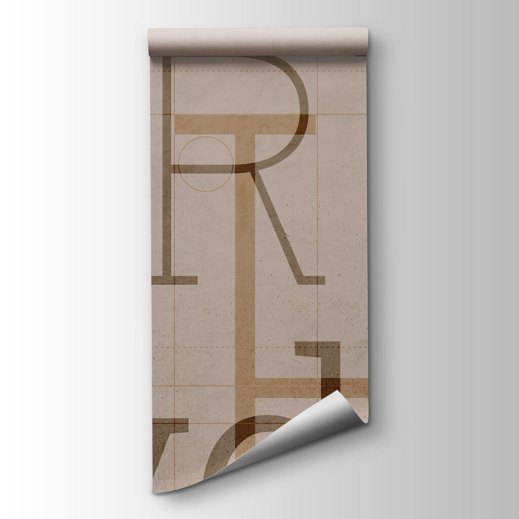 Lettere su strati consumati — vista del prodotto