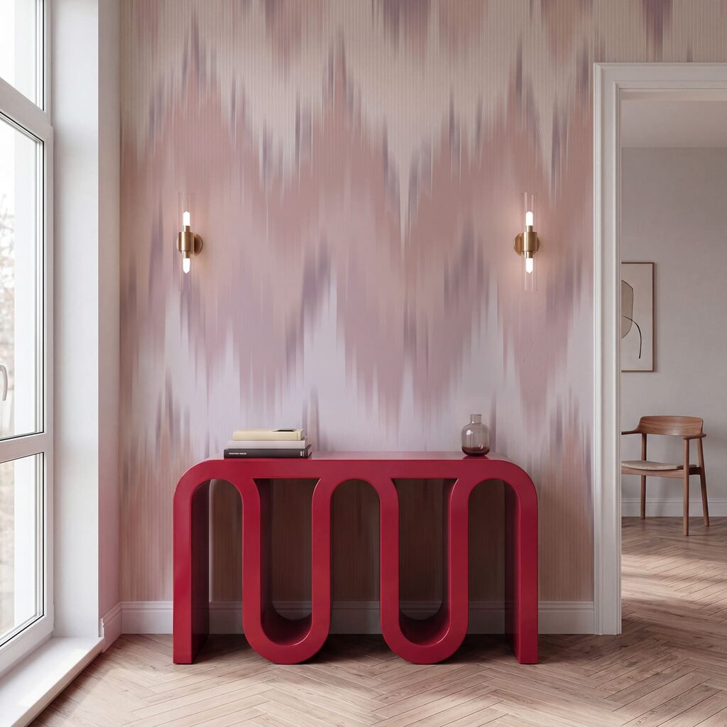 Zigzag di colore in un ambiente
