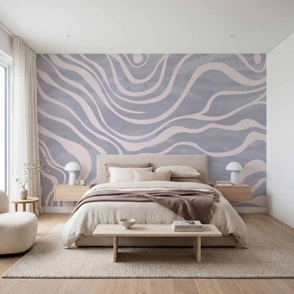 Fasce bianche ondulate — ambiente 2