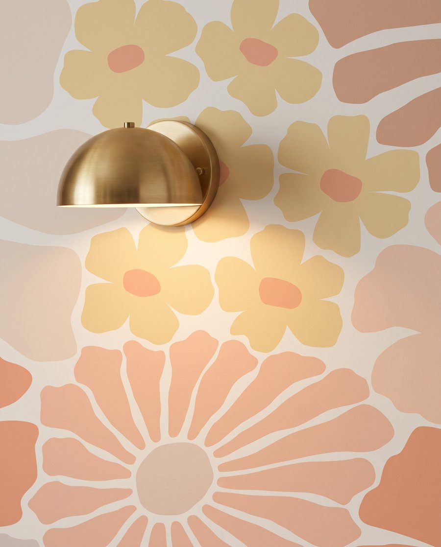 Fiori come ritagli colorati — dettaglio
