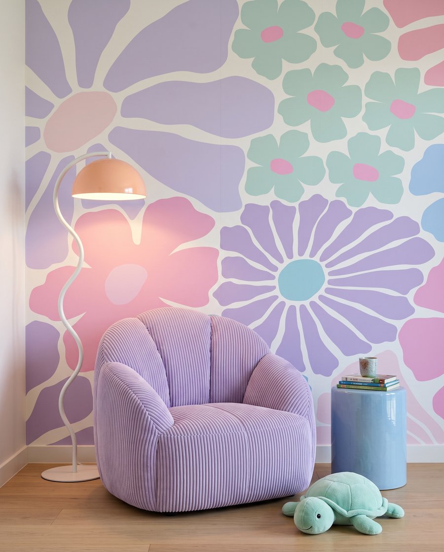 Fiori come ritagli colorati — ambiente 6