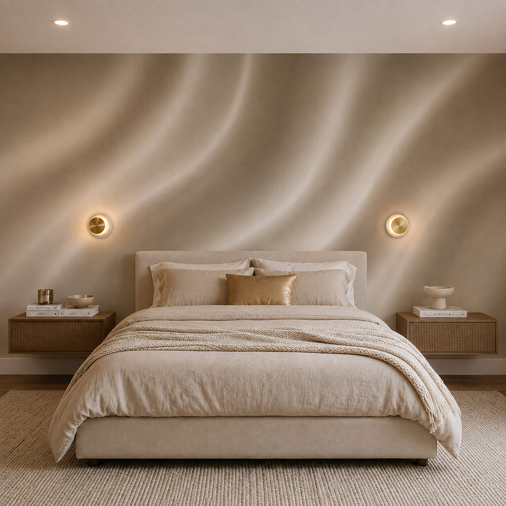 Pieghe morbide alla luce — ambiente 2
