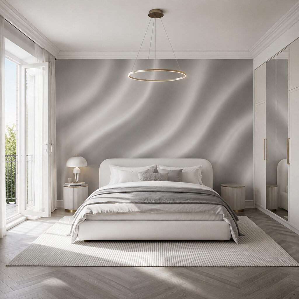 Pieghe morbide alla luce — ambiente 1