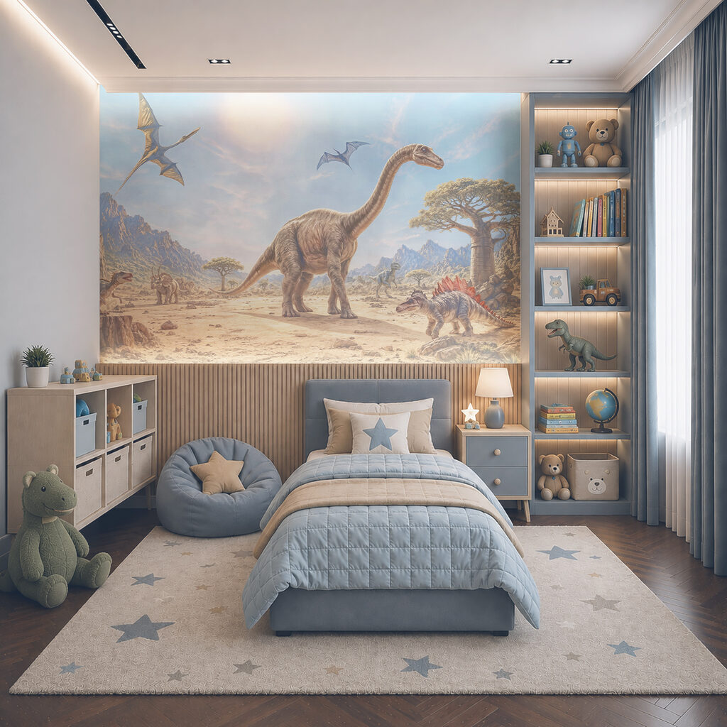 Dinosauri presso una pozza — ambiente 2