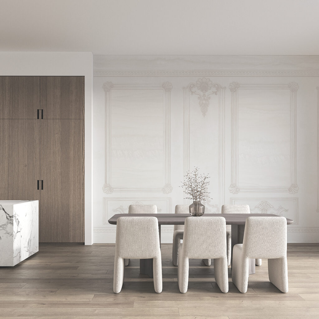 Parete in rilievo — ambiente 4