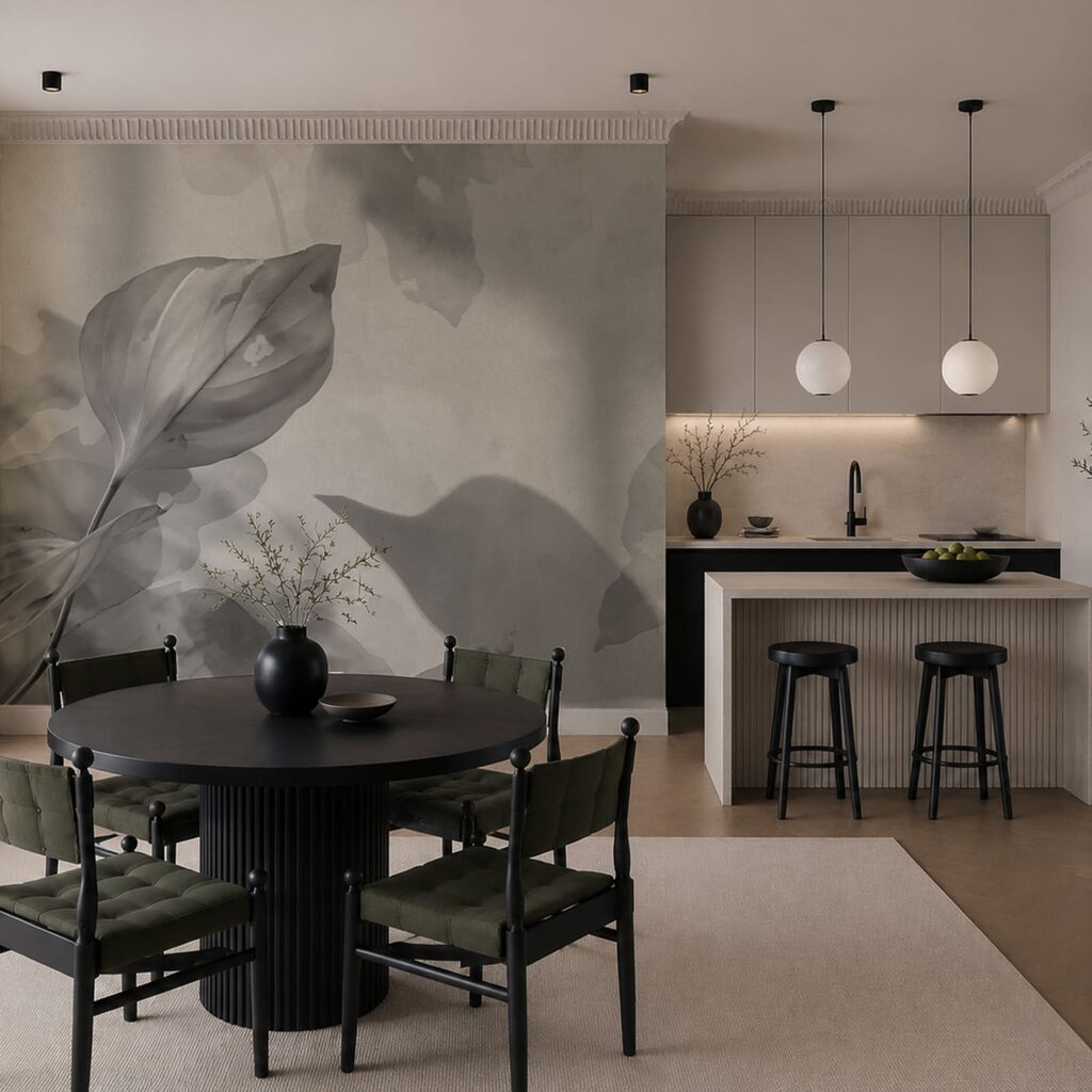 Foglia tra le ombre — ambiente 3