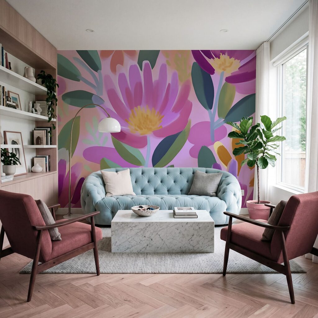 Fiori a larghe pennellate — ambiente 3