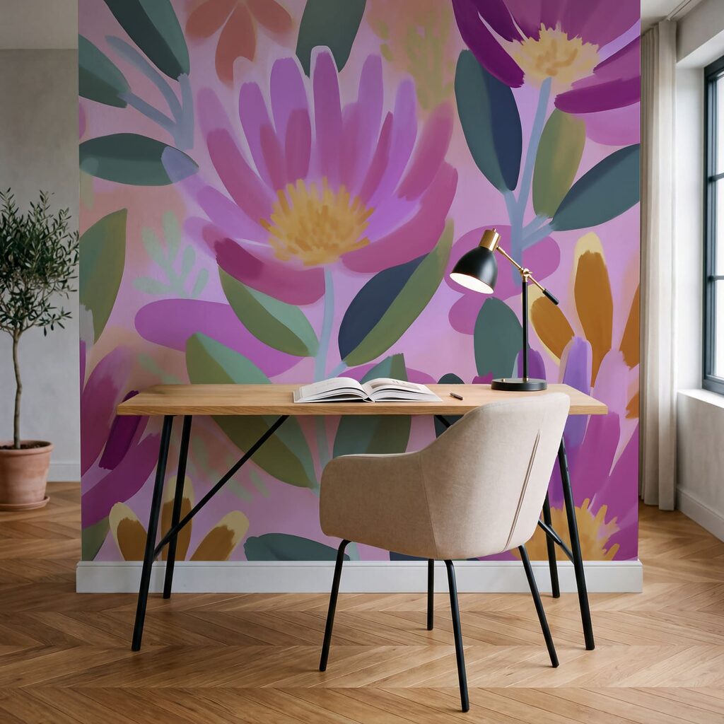 Fiori a larghe pennellate — ambiente 6