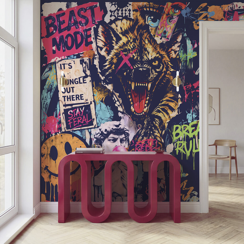 Teschio nei graffiti — ambiente 3