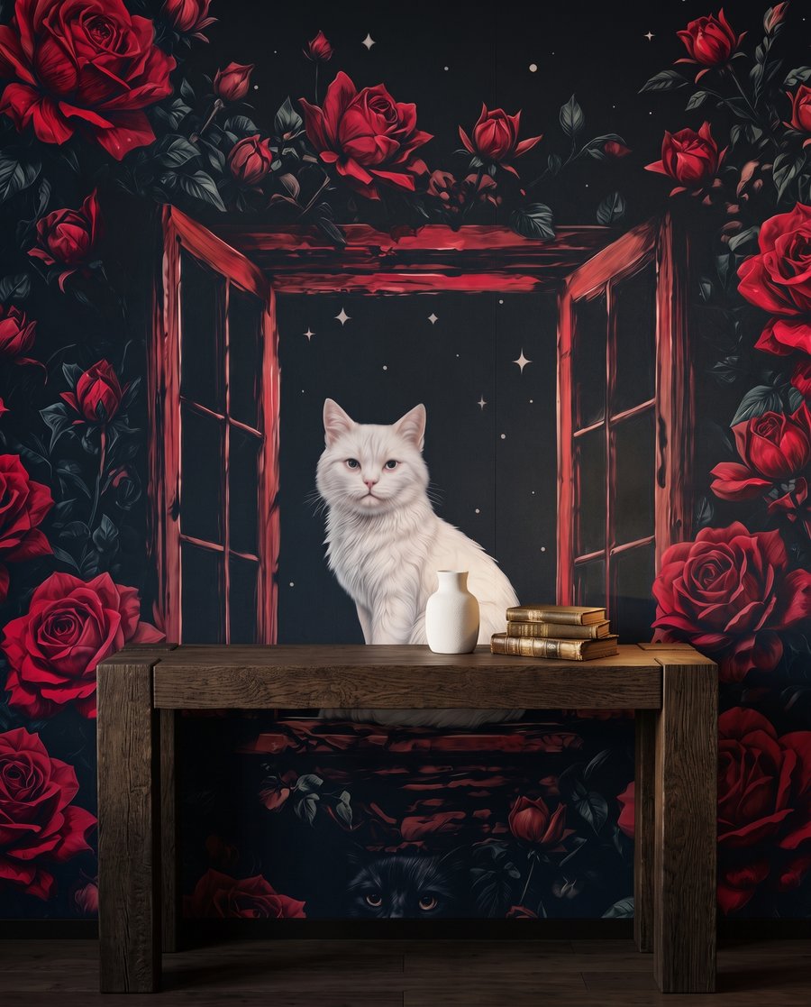 Gatti alle finestre aperte — ambiente 3