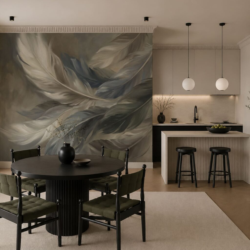 Piume in un vortice — ambiente 3