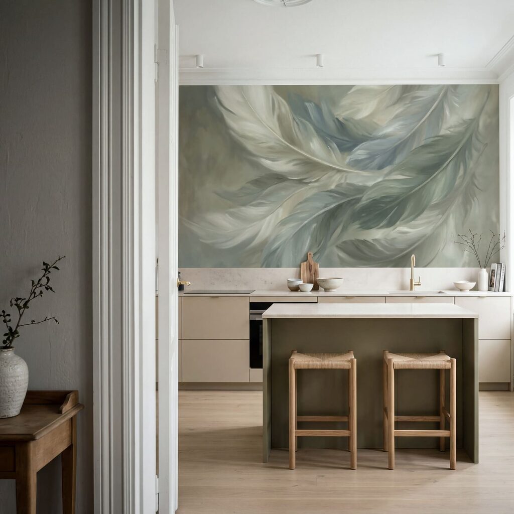 Piume in un vortice — ambiente 3