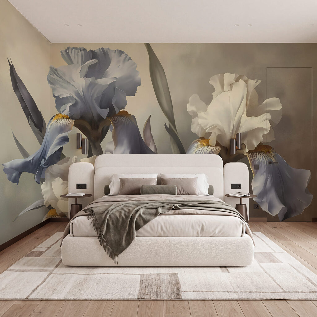 Iris a pennellate in un ambiente