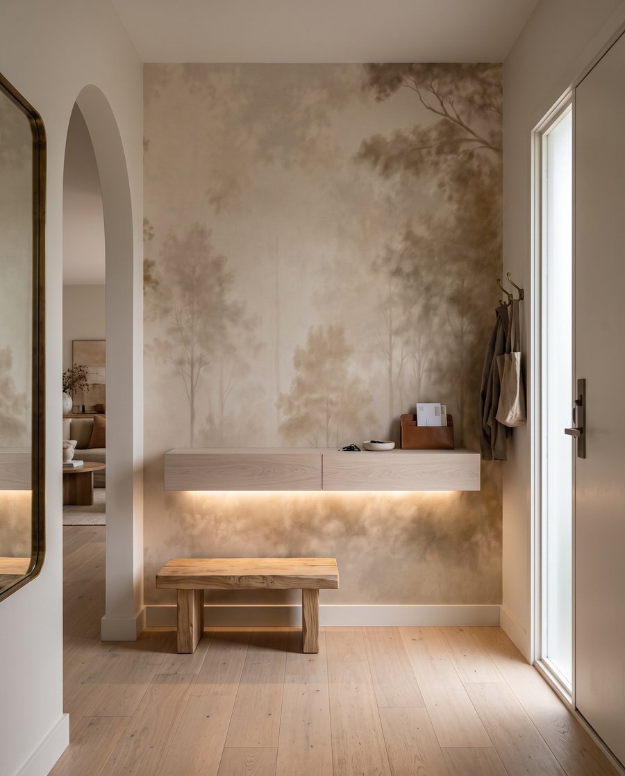 Luce tra alberi pallidi — ambiente 6