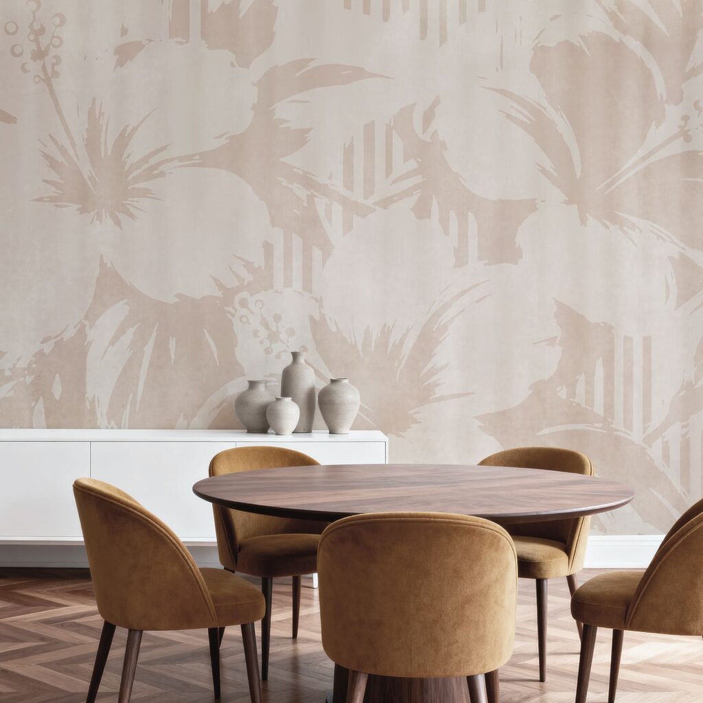 Foglie su strisce verticali — ambiente 1