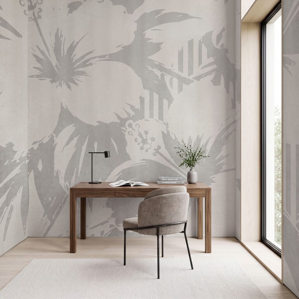 Foglie su strisce verticali — ambiente 1