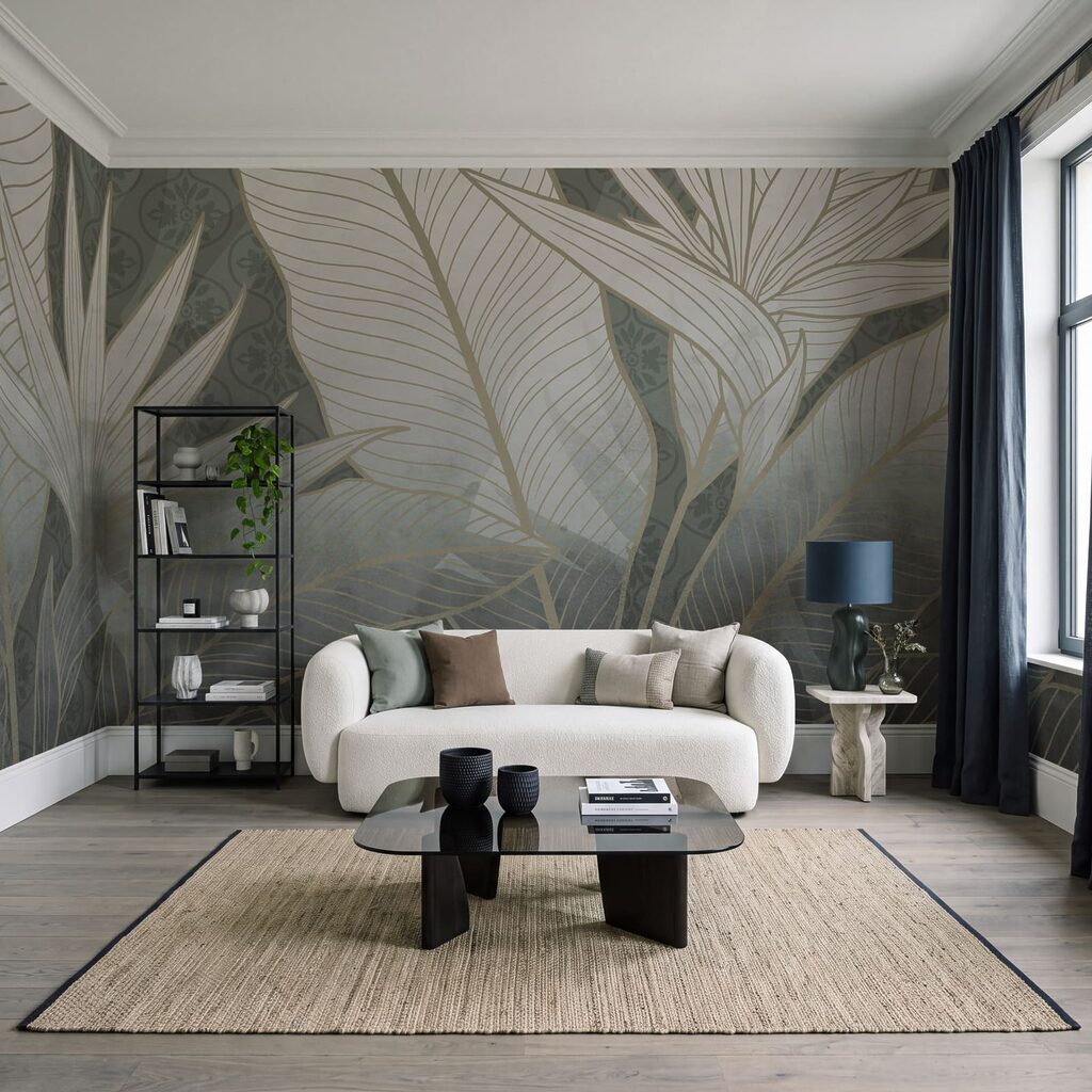 Foglie tropicali nervate — ambiente 3