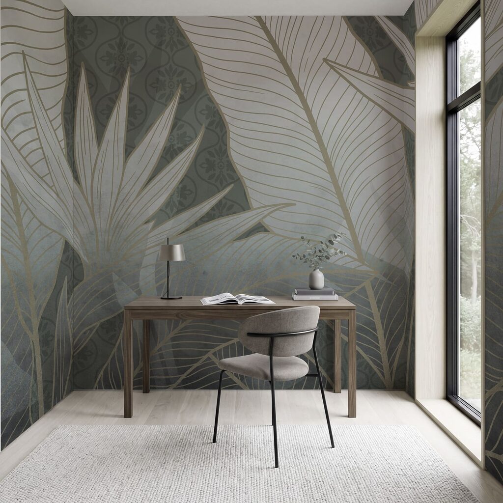 Foglie tropicali nervate — ambiente 5