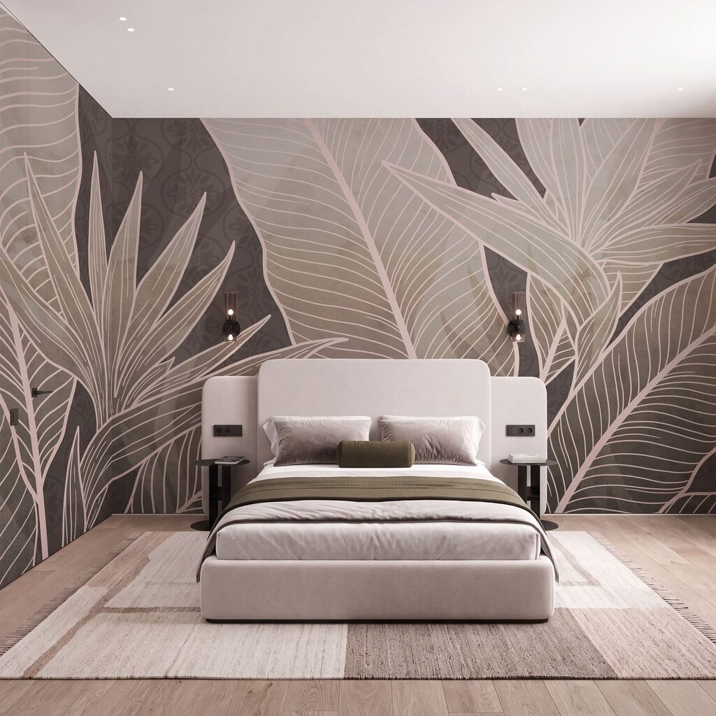 Foglie tropicali nervate — ambiente 2