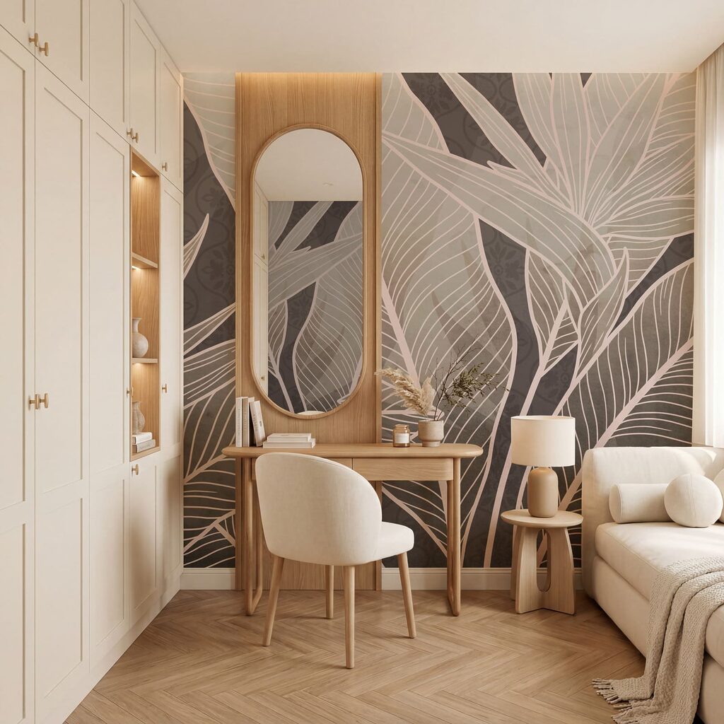 Foglie tropicali nervate — ambiente 3