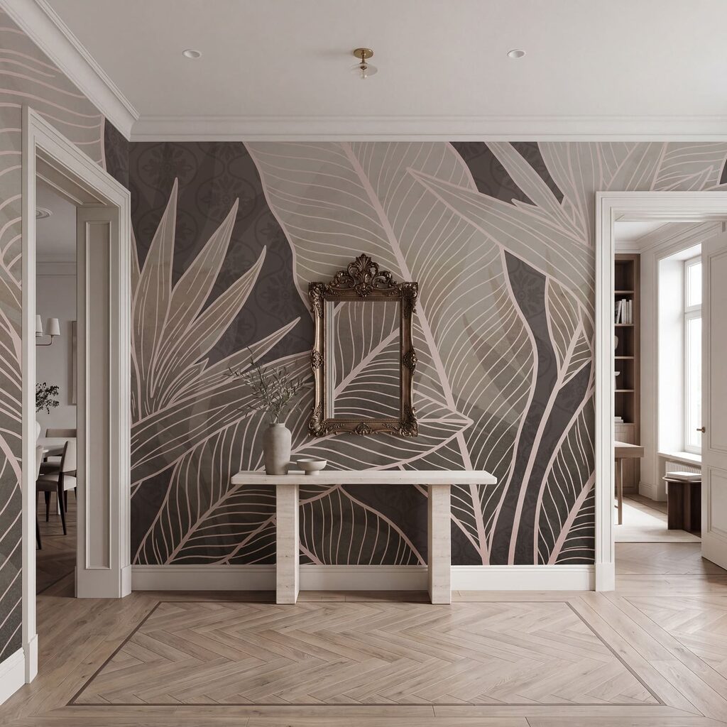 Foglie tropicali nervate — ambiente 1