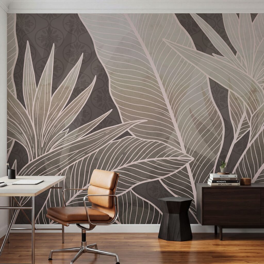 Foglie tropicali nervate — ambiente 5