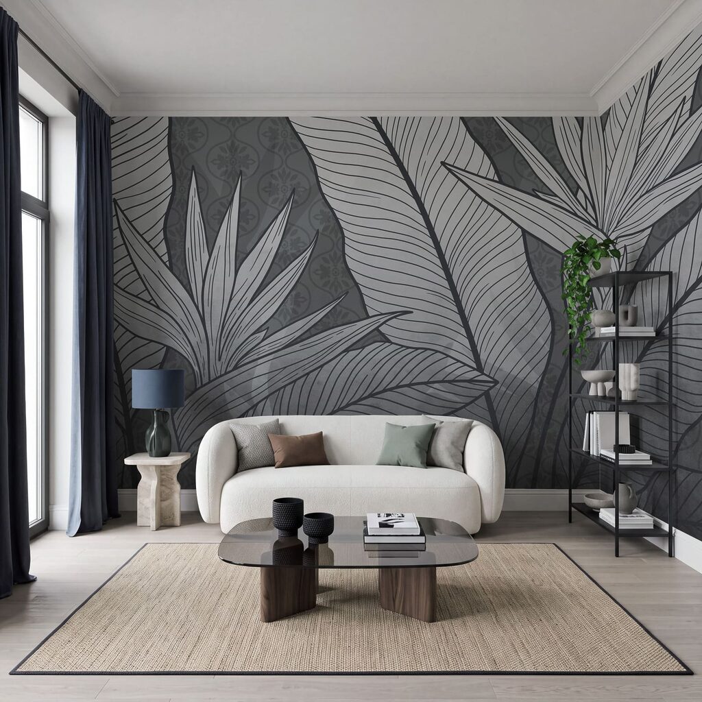 Foglie tropicali nervate — ambiente 2